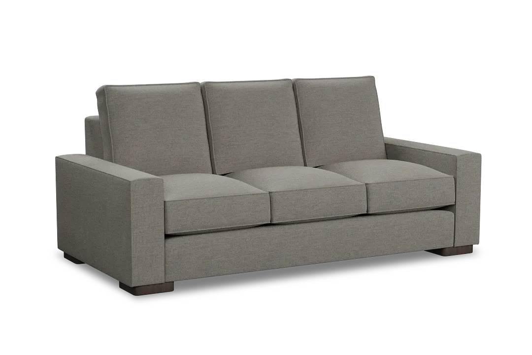 Edgewater Maguire Pewter 84" Sofa W/ 3 Cushions