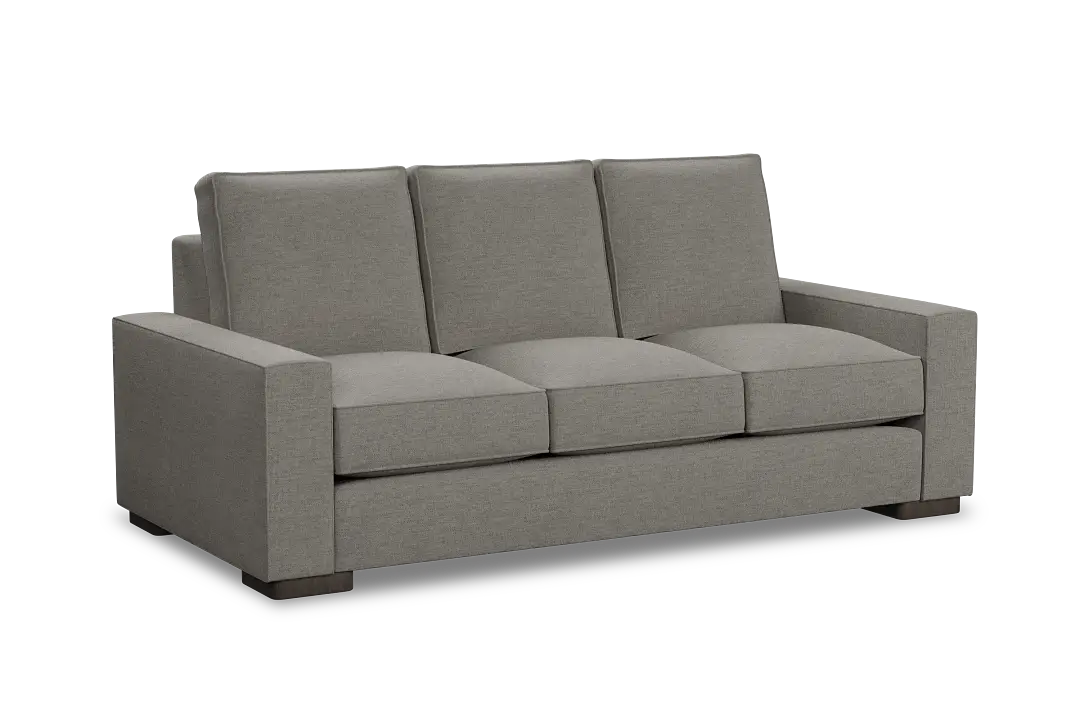 Edgewater Maguire Pewter 84" Sofa W/ 3 Cushions Edgewater Maguire Pewter 84" Sofa W/ 3 Cushions