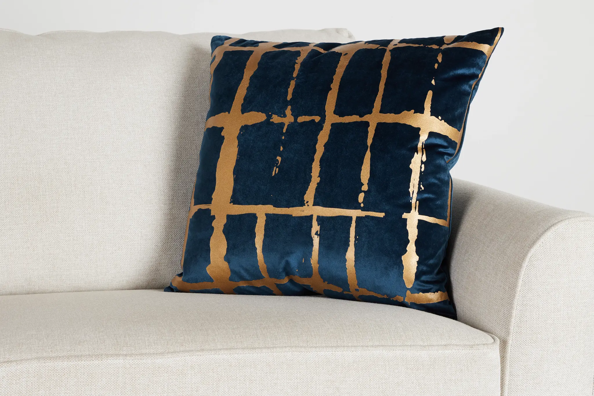Liam Navy 22" Square Accent Pillow Liam Navy 22" Square Accent Pillow