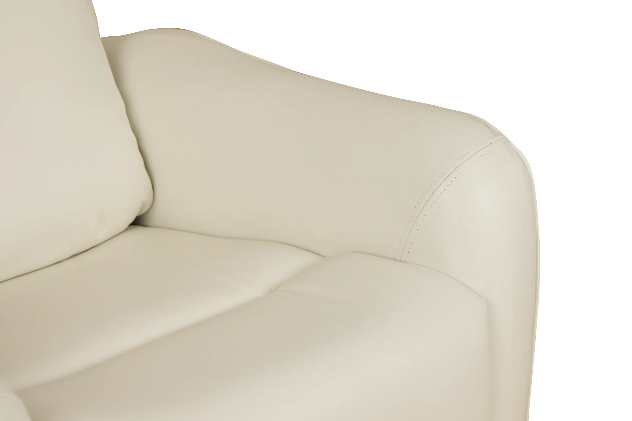 Julian White Lthr/vinyl Power Swivel Glider Recliner
