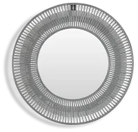 Sunburst Metal Round Mirror
