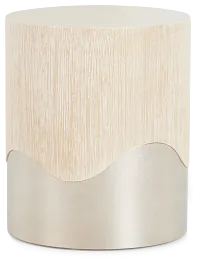 Costa Light Tone Round Accent Table