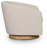 Paloma Beige Fabric Accent Chair