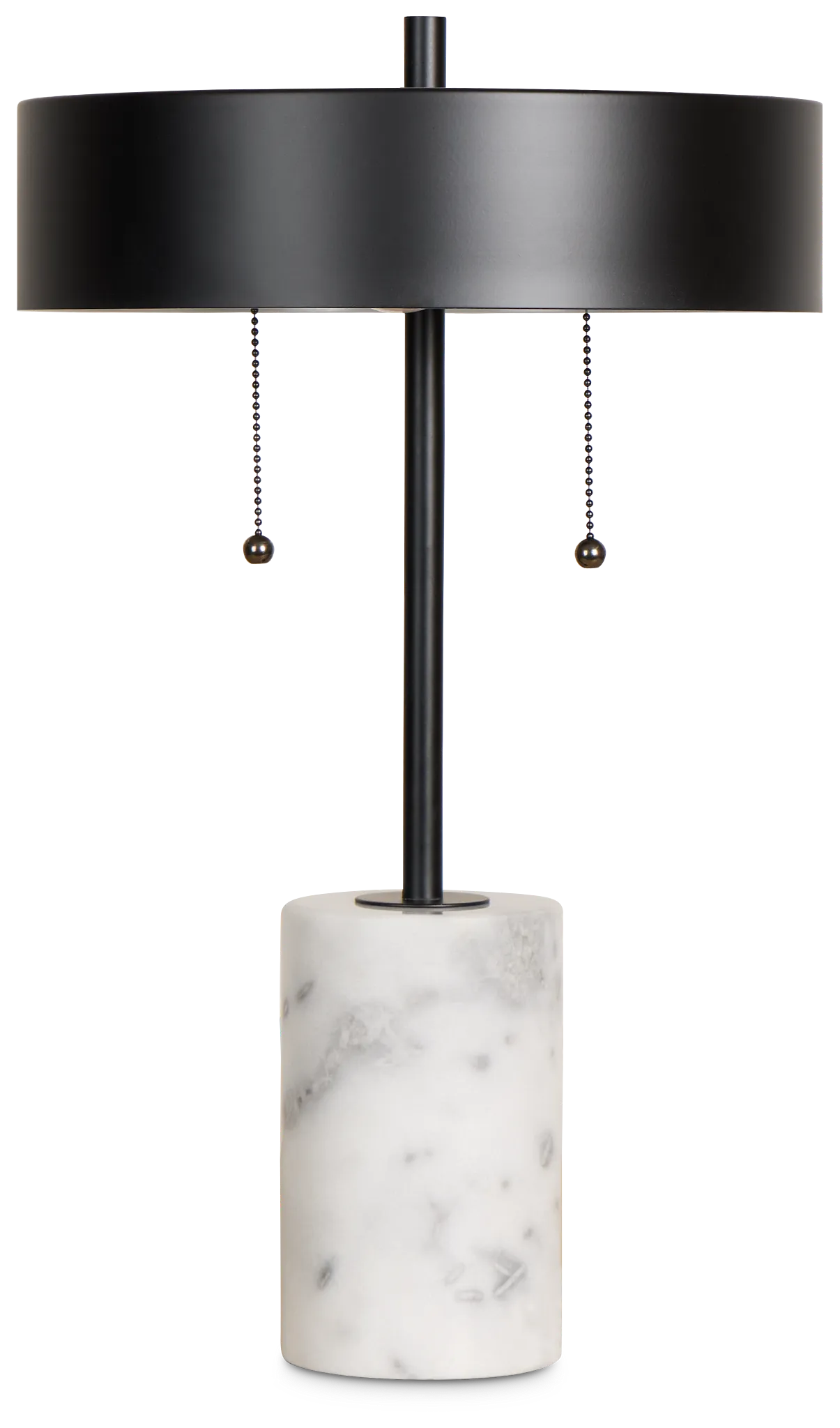 Ozzy Black Marble Table Lamp