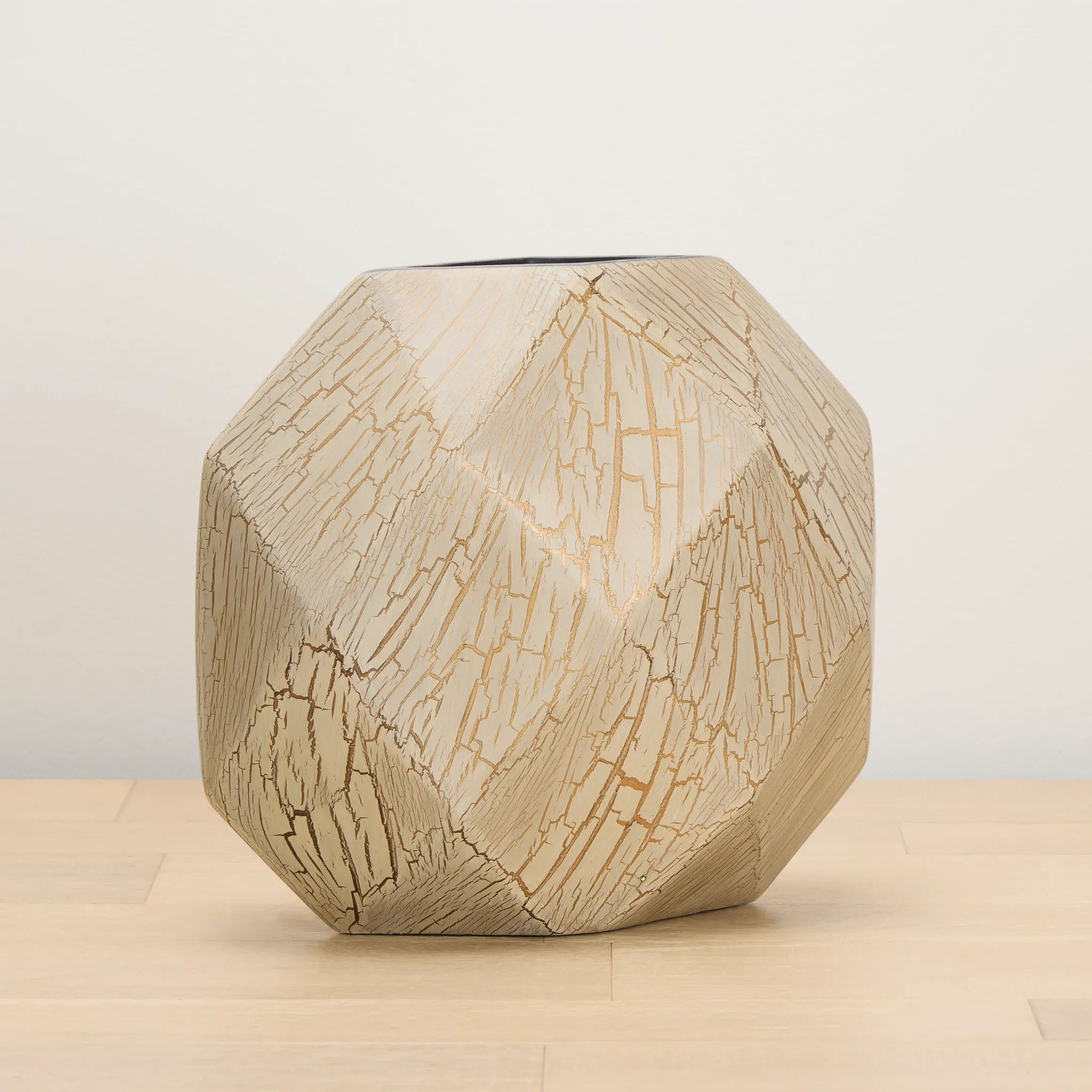 Bella White Round Vase