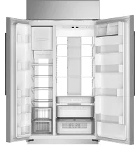 Ge Monogram 420 Series Stainless Steel 42" Built In Side By Side Refrigerator