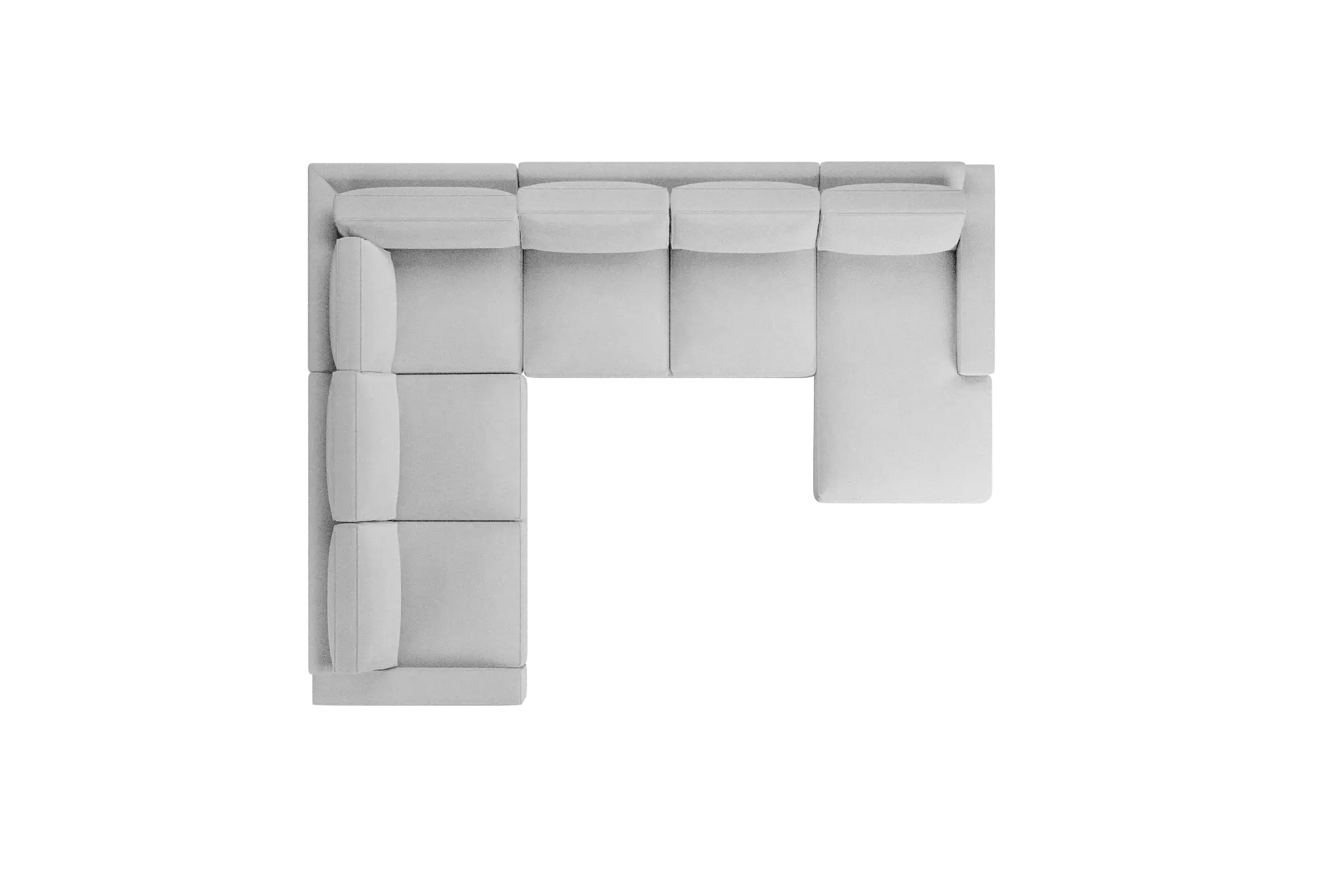 Edgewater Suave White Medium Right Chaise Sectional Edgewater Suave White Medium Right Chaise Sectional