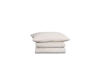 Rest & Renew Cotton Sateen Beige 300 Thread Duvet Set