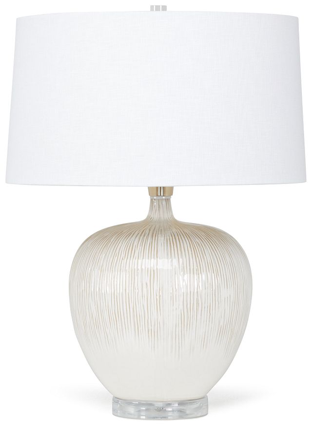 Arcadia Light Beige Table Lamp (1)