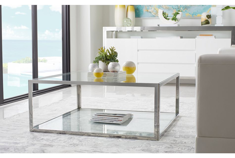 Kane Glass Coffee Table Living Room Coffee Tables City Furniture