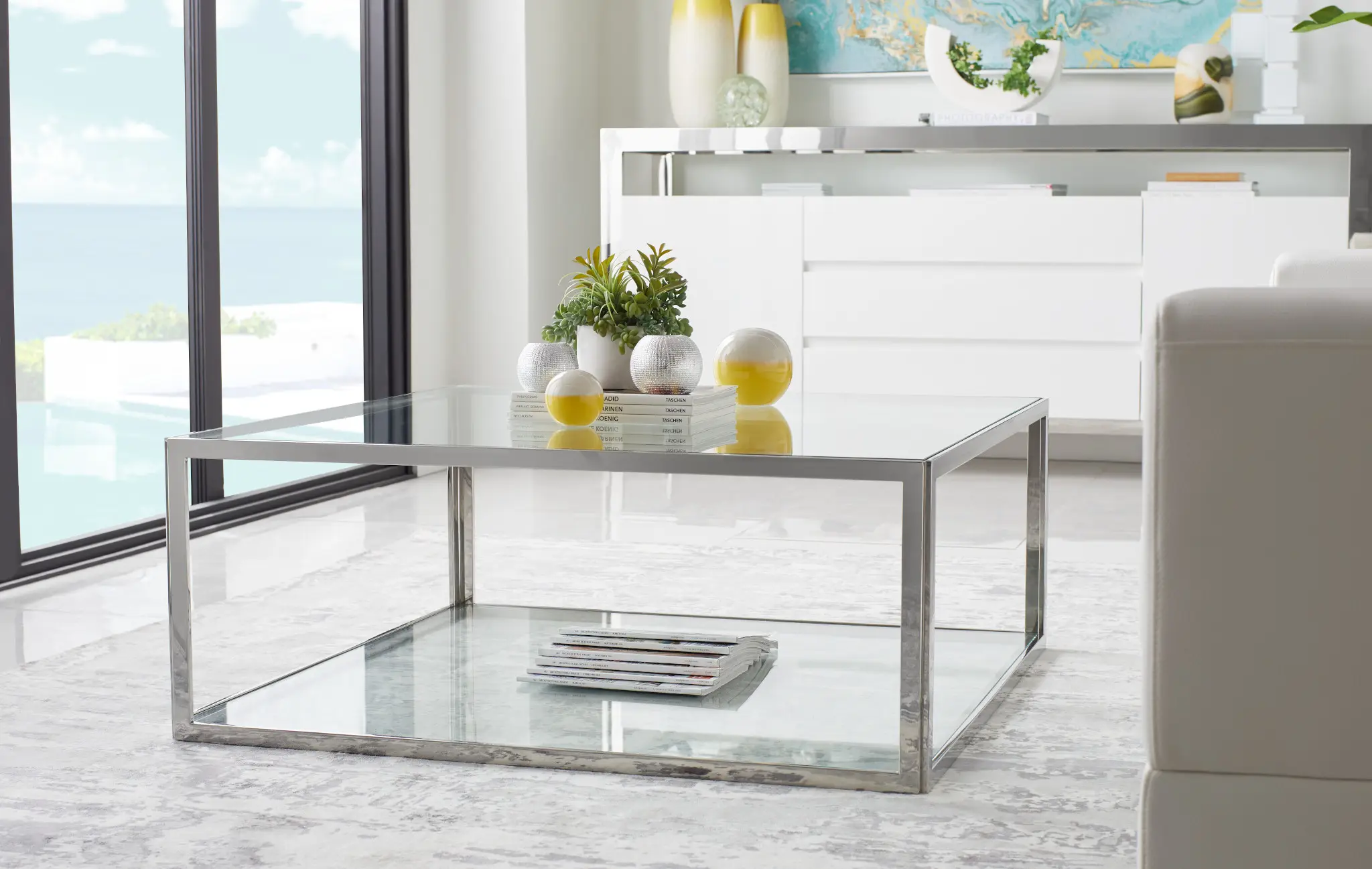 Kane Glass Coffee Table Kane Glass Coffee Table
