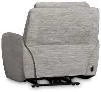 Bennett Gray Fabric Power Recliner