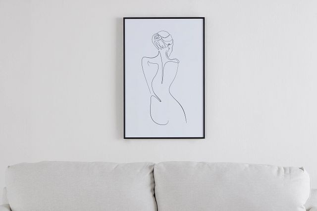 Elise Black Framed Wall Art