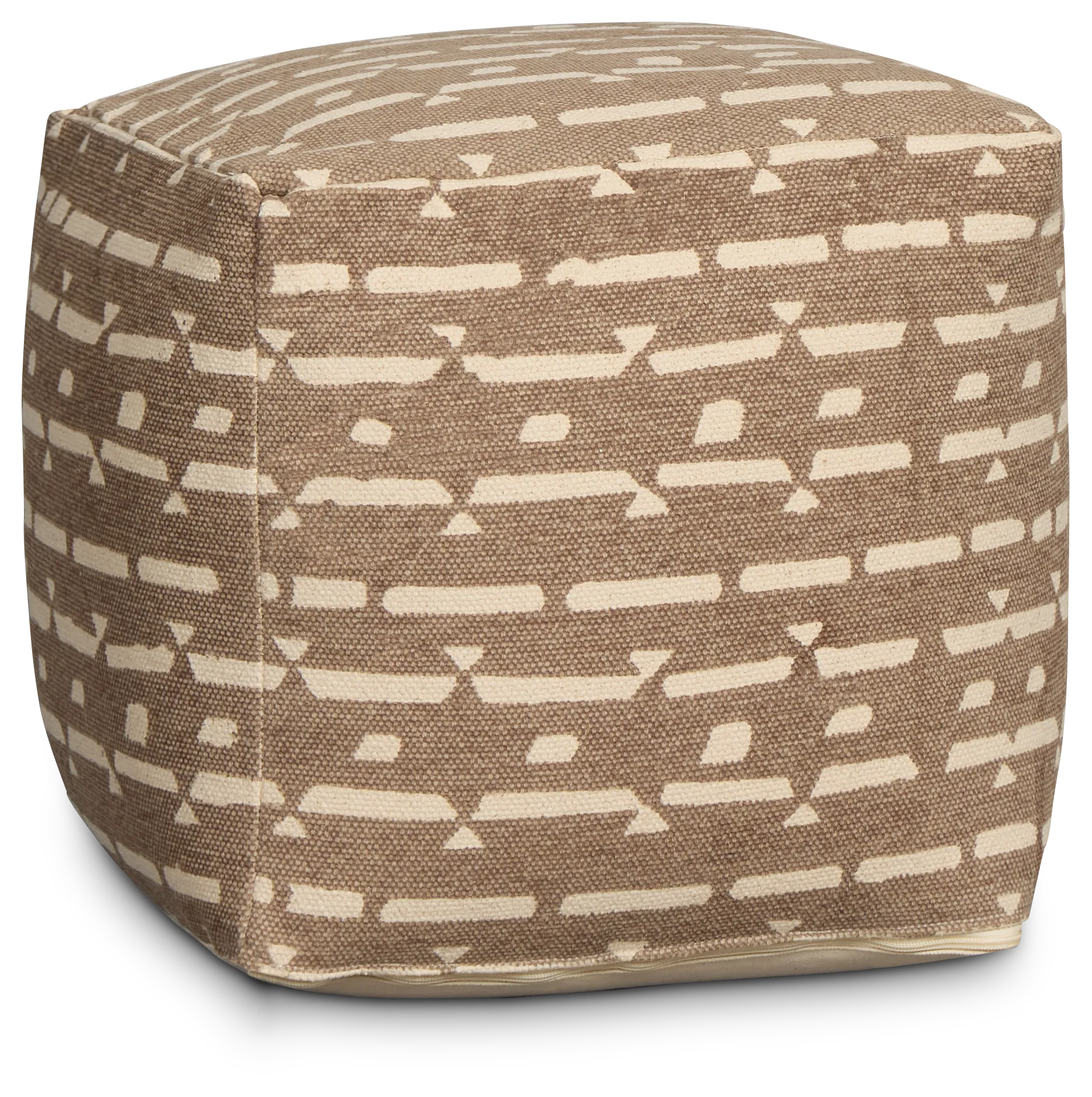 Pali Gray Accent Pouf