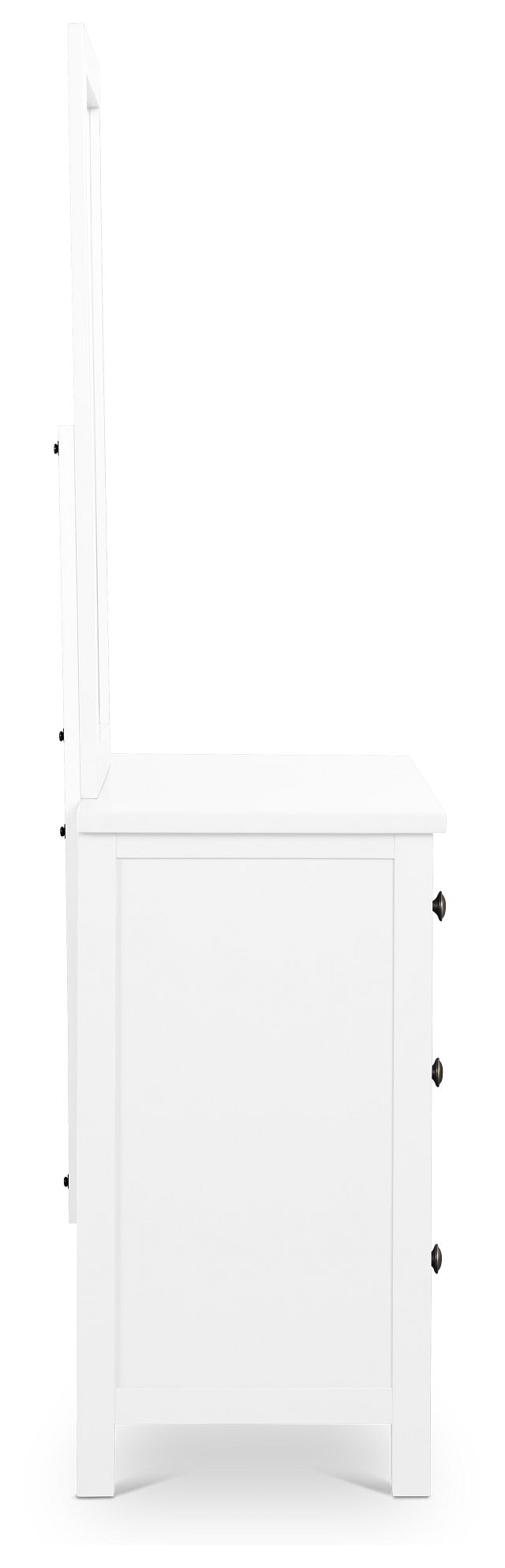 Charleston White Dresser & Mirror