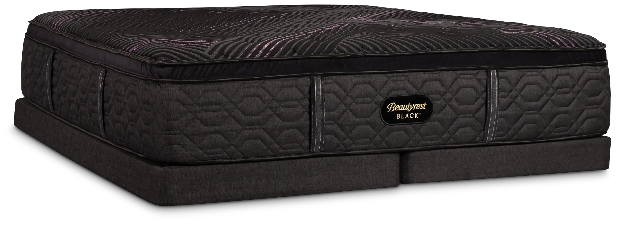 Beautyrest Black Series Two Plush Pillow Top Low-profile Mattress Set Beautyrest Black Series Two Plush Pillow Top Low-profile Mattress Set