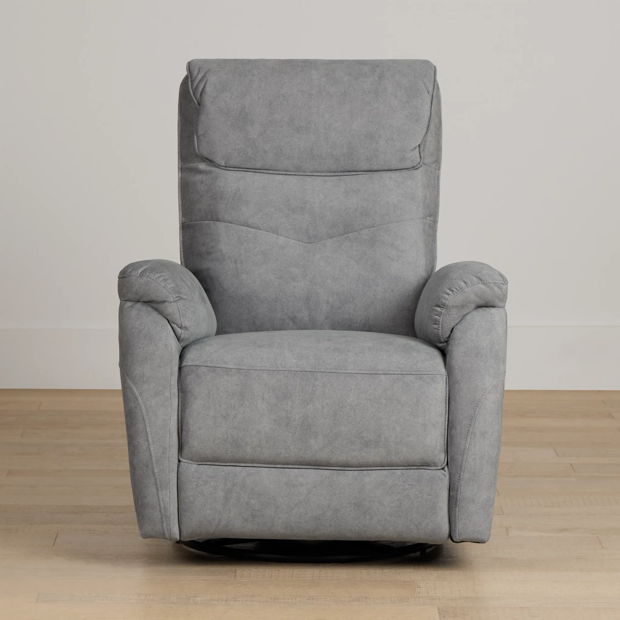 Ryder Gray Micro Power Swivel Glider Recliner