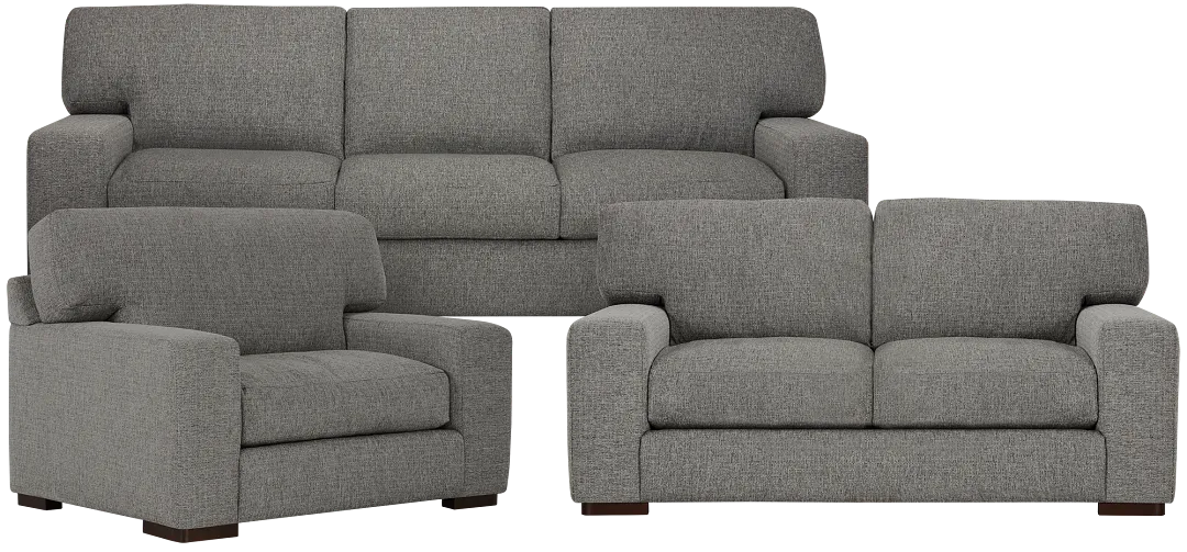 Veronica Dark Gray Down Living Room