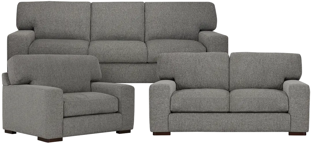 Veronica Dark Gray Down Living Room Veronica Dark Gray Down Living Room