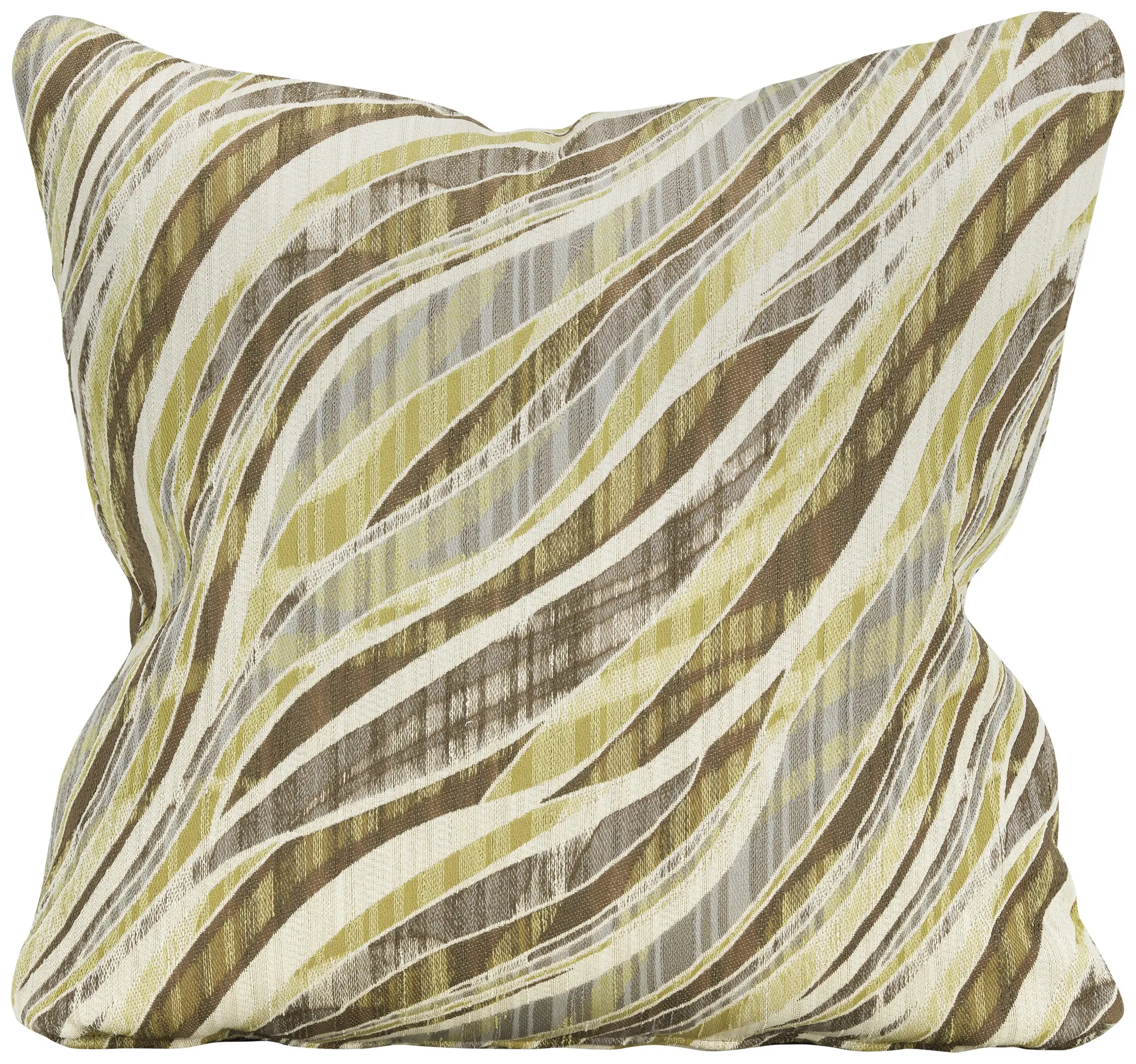 Vivid Green Fabric Square Accent Pillow Vivid Green Fabric Square Accent Pillow