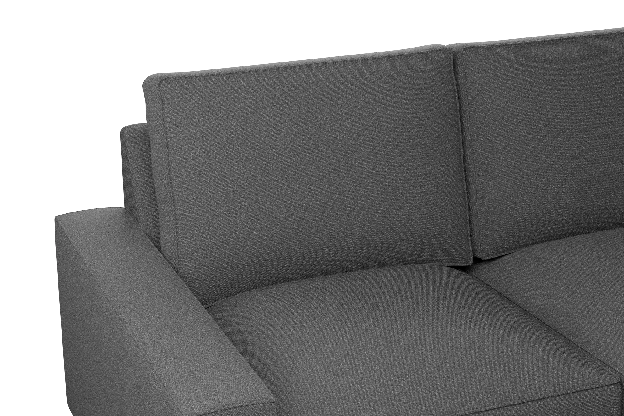 Edgewater Delray Dark Gray Large Right Chaise Sectional Edgewater Delray Dark Gray Large Right Chaise Sectional