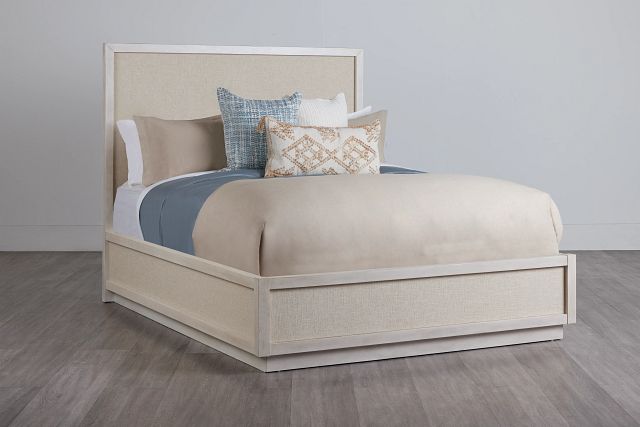 Marseilles Light Tone Panel Bed