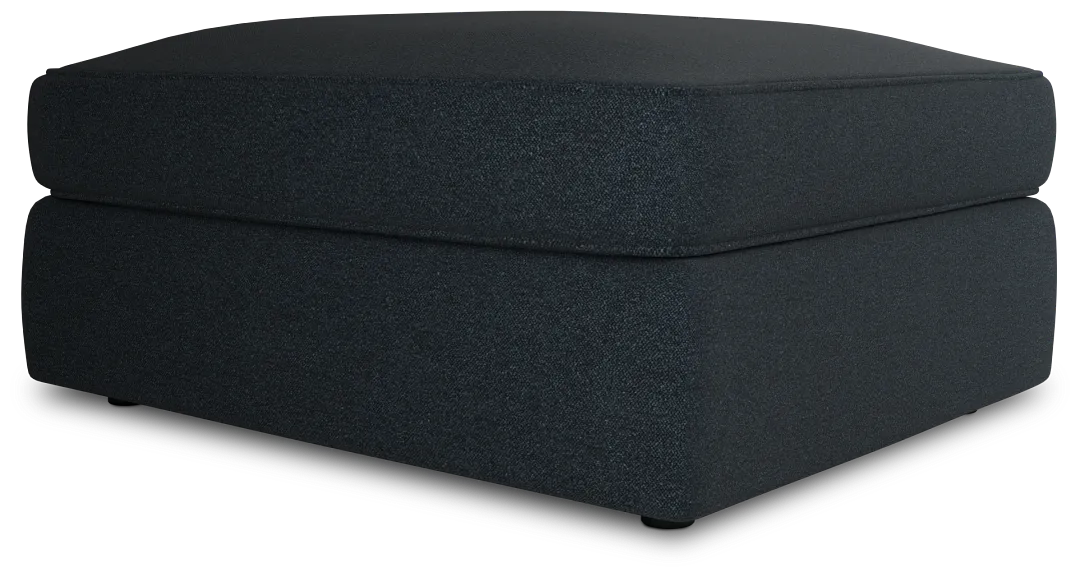 Siesta Elite Dark Blue Fabric Ottoman