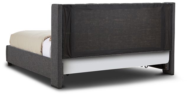 Chatham Dark Gray Low Platform Bed