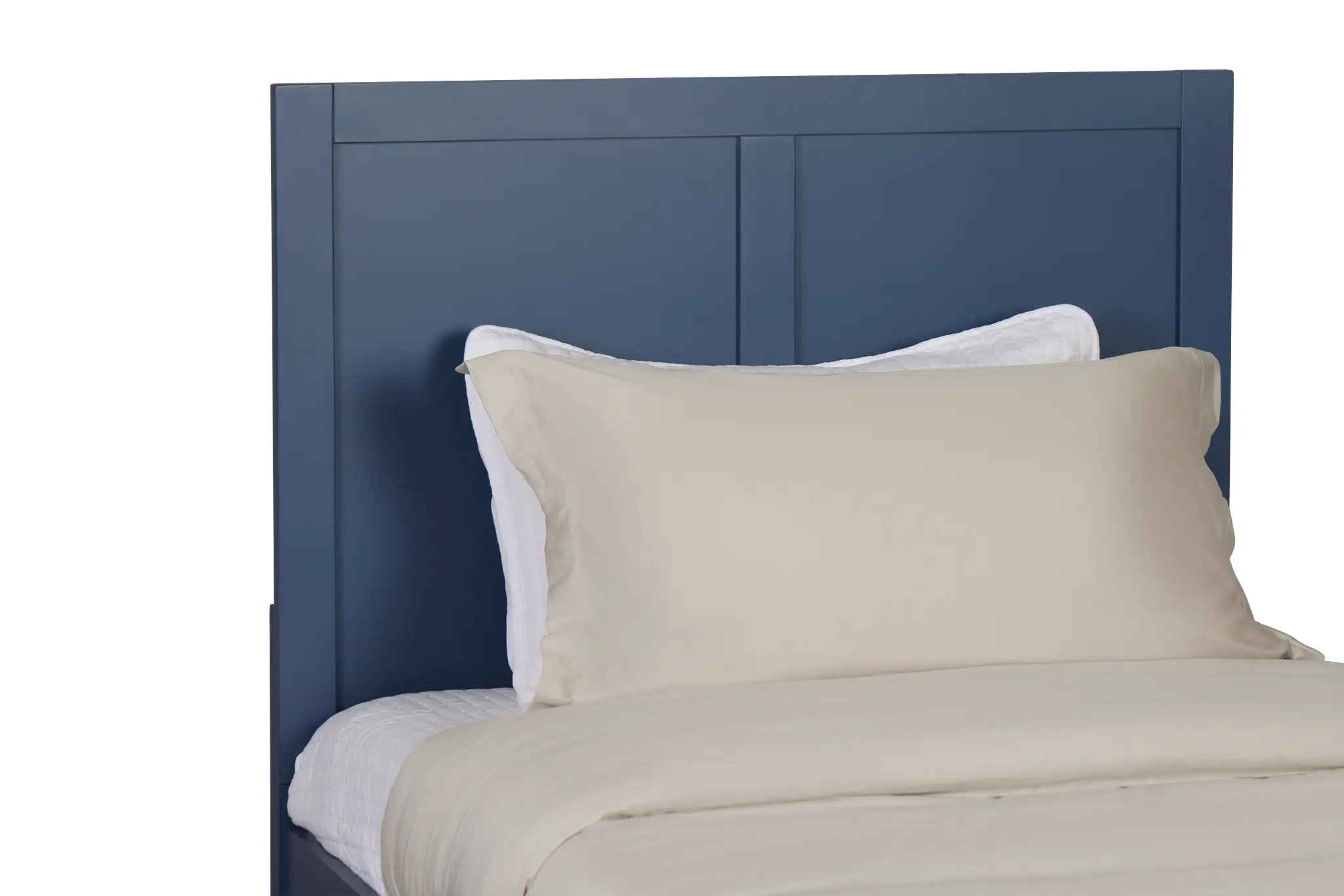 Charleston Dark Blue Panel Bed With 2 Storage Drawers Charleston Dark Blue Panel Bed With 2 Storage Drawers