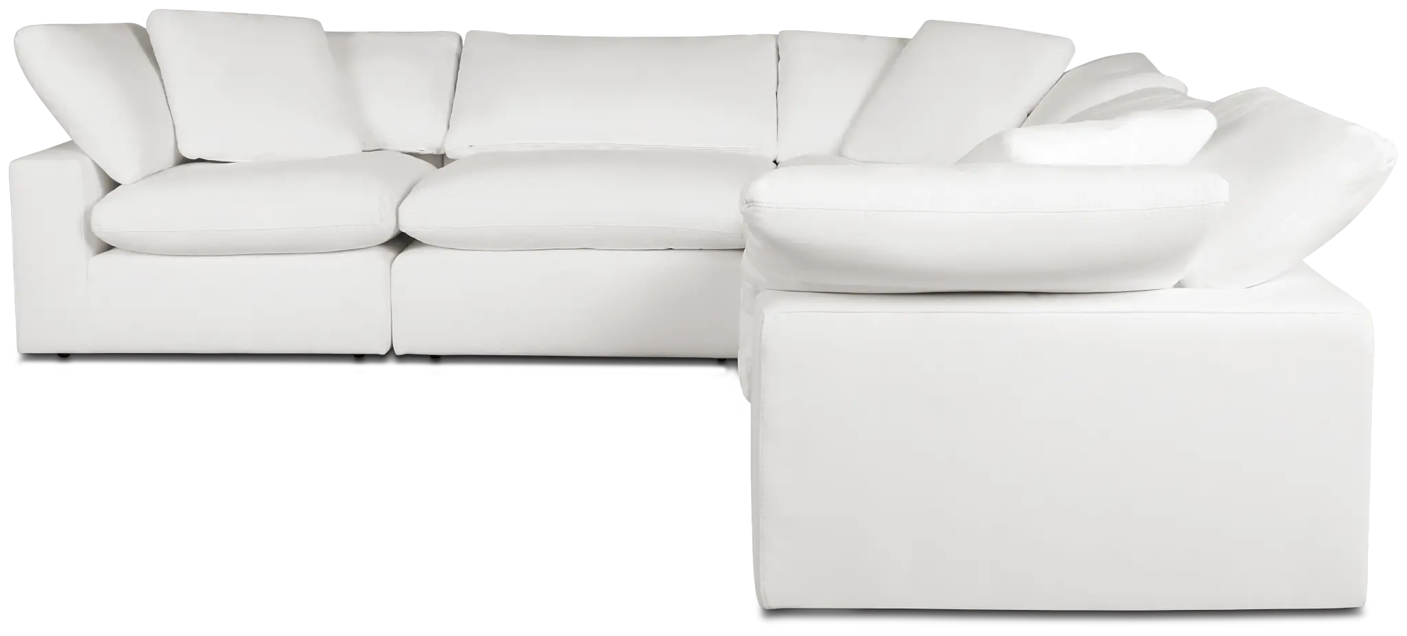 Nixon White Fabric 5-piece Modular Sectional Nixon White Fabric 5-piece Modular Sectional