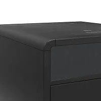 Rupin Black Square End Table