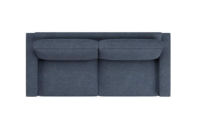 Edgewater Elevation Dark Blue 96" Sofa W/ 2 Cushions