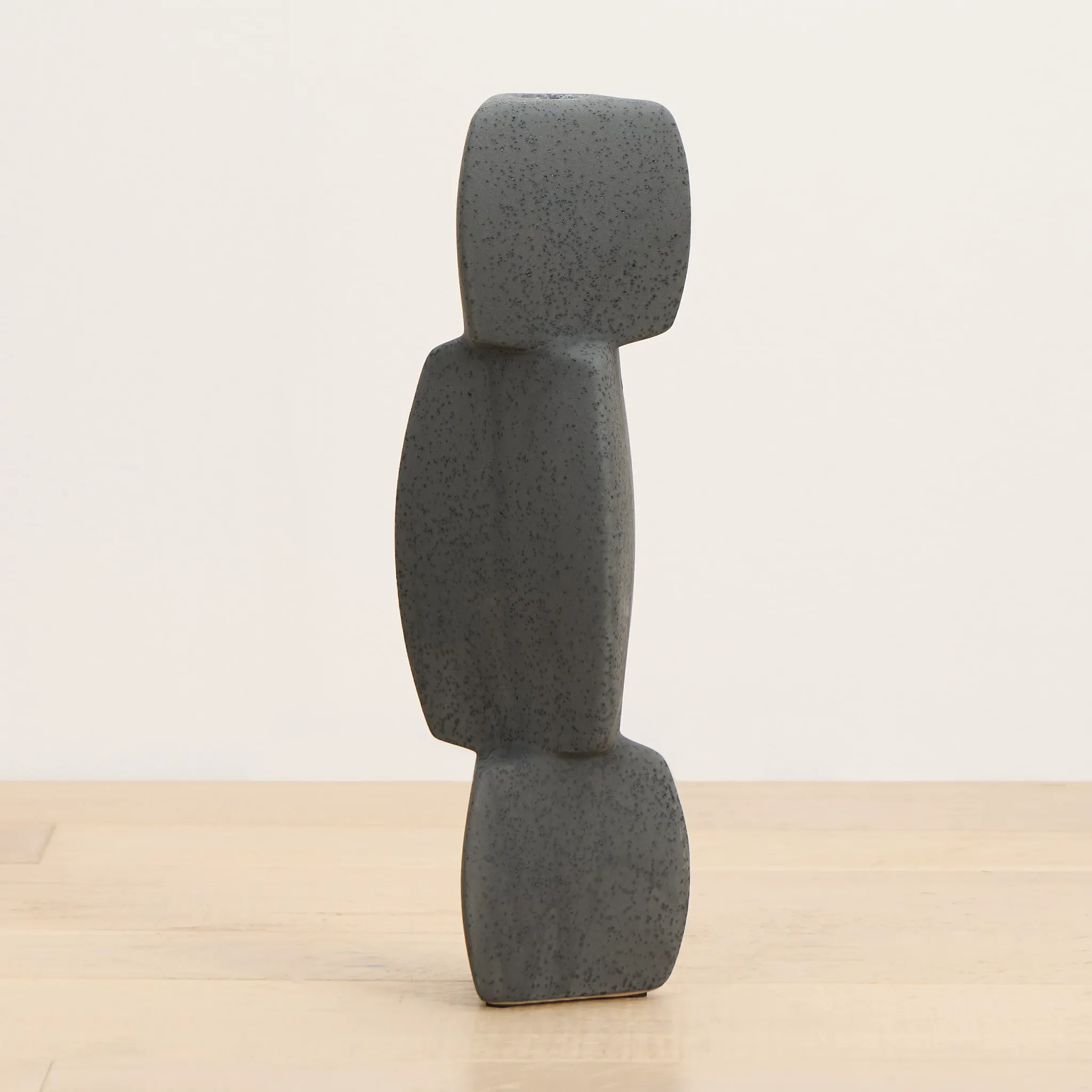Owald Black Medium Candle Holder
