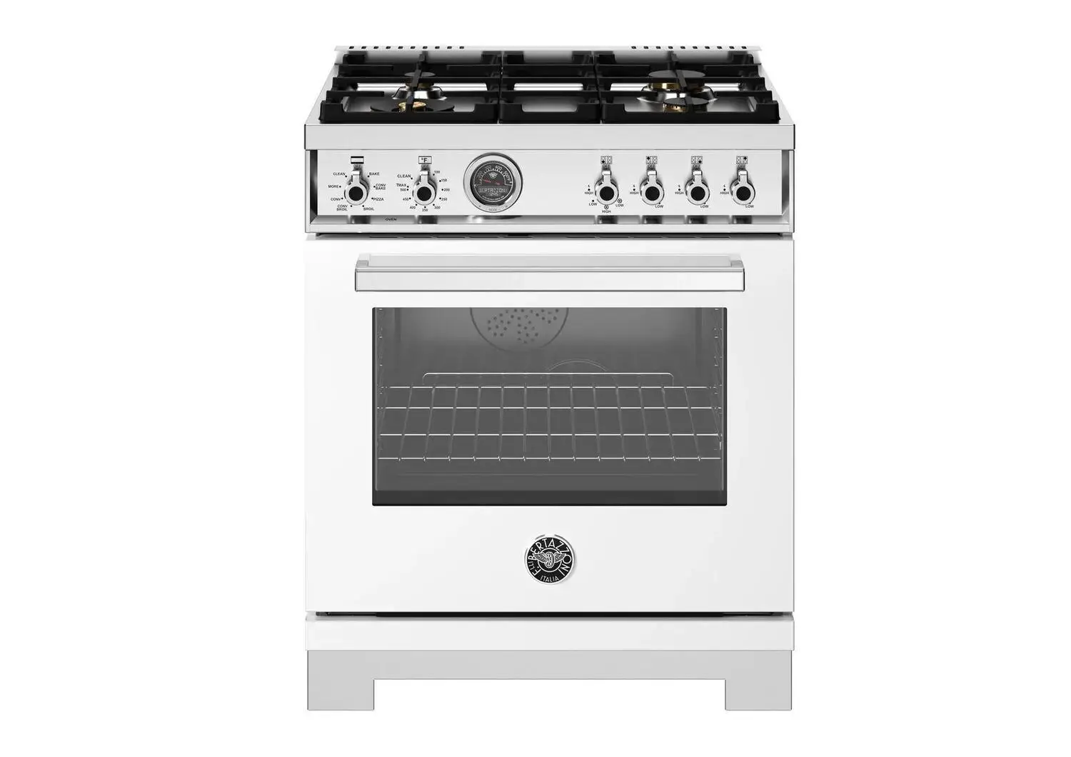 Bertazzoni 304 Series White 30" Dual Fuel Range Bertazzoni 304 Series White 30" Dual Fuel Range