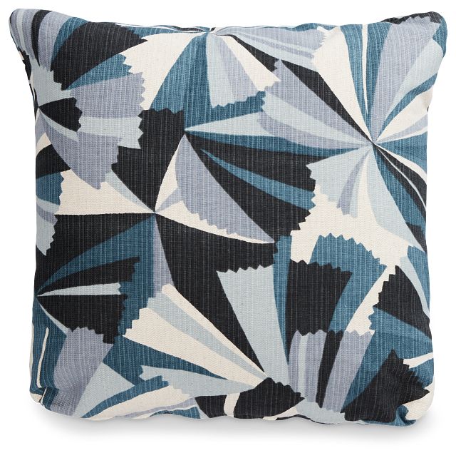 Tina Dark Blue 18" Accent Pillow