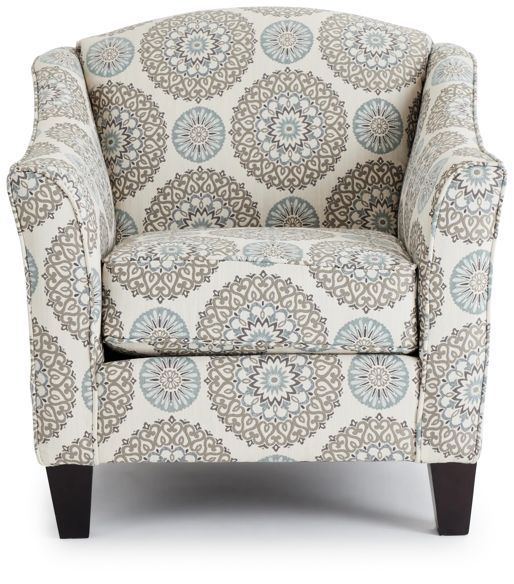 Meadow Multicolored Fabric Accent Chair Meadow Multicolored Fabric Accent Chair
