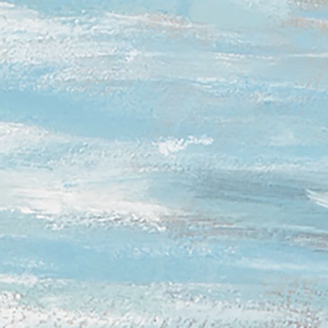 Seaside Light Blue Canvas Wall Art