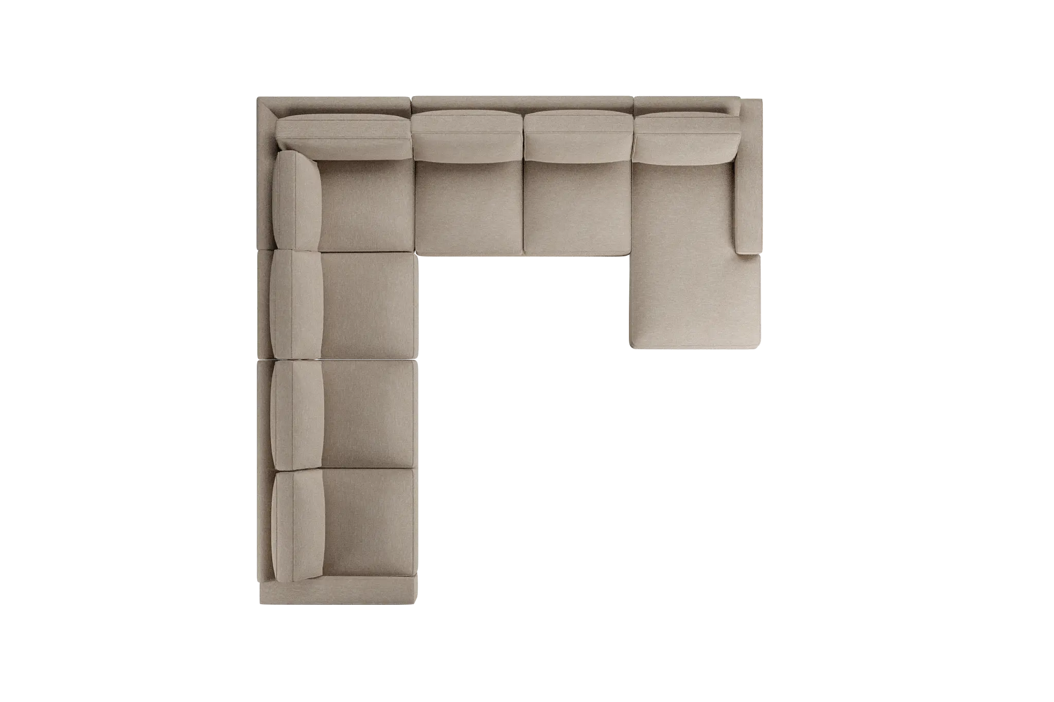 Edgewater Victory Taupe Large Right Chaise Sectional Edgewater Victory Taupe Large Right Chaise Sectional