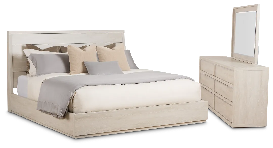 Capraia Light Tone Panel Bedroom