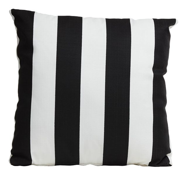 Vertical Black 20" Indoor/outdoor Accent Pillow (0)