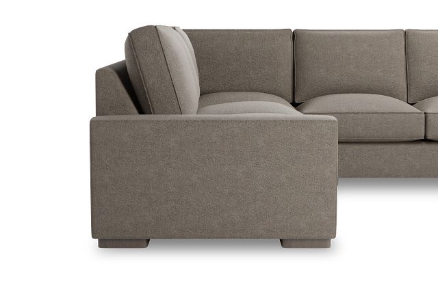 Edgewater Elite Brown Small Two-arm Sectional