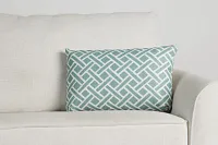 Eastwood Light Blue Lumbar Indoor/outdoor Accent Pillow