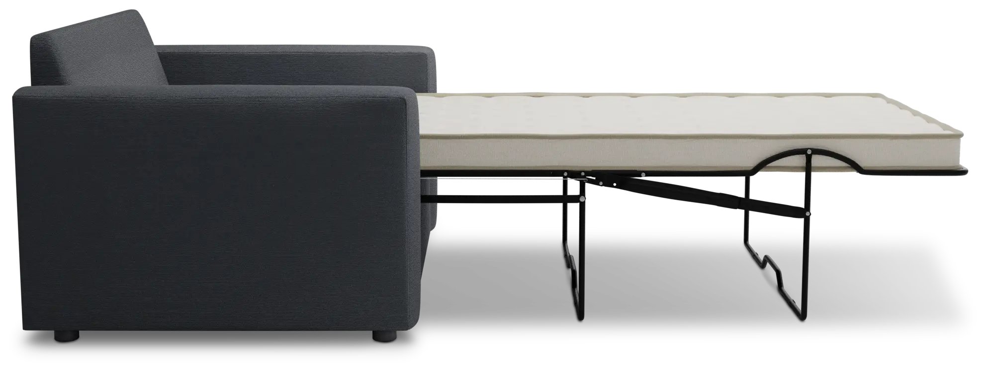 Siesta Peyton Dark Blue Fabric Innerspring Sleeper Siesta Peyton Dark Blue Fabric Innerspring Sleeper