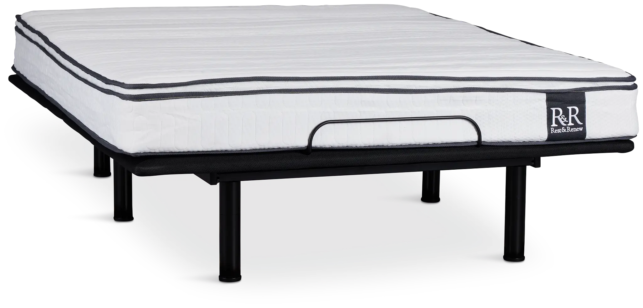 Rest & Renew By Zinus 8" Hybrid Elevate Adjustable Mattress Set Rest & Renew By Zinus 8" Hybrid Elevate Adjustable Mattress Set
