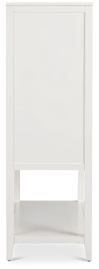 Nantucket Two-tone Woven Bar Cabinet