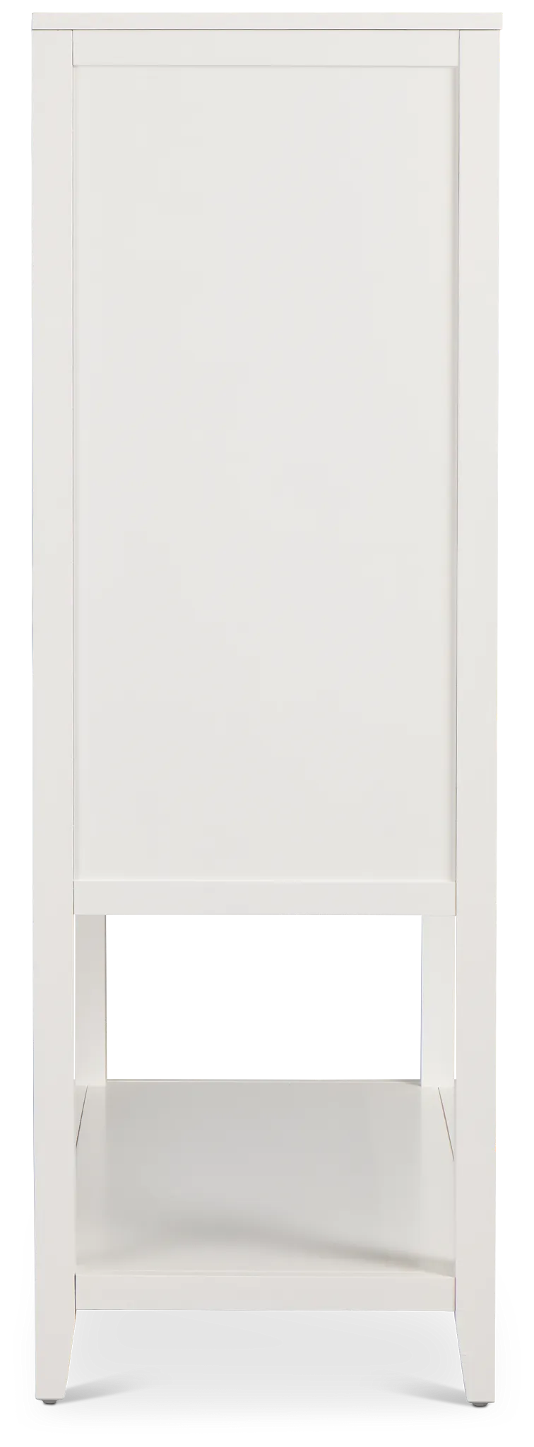 Nantucket Two-tone Woven Bar Cabinet