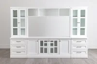 Newport White Drawer Entertainment Wall