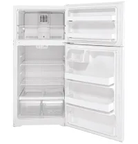 Ge 17 Series White Top Freezer Refrigerator