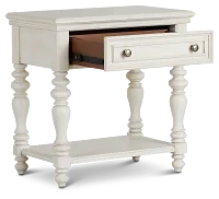 Savannah Ivory 1-drawer Nightstand
