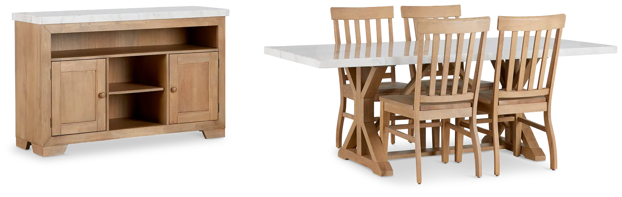 Somerset White Rect Dining Room Somerset White Rect Dining Room